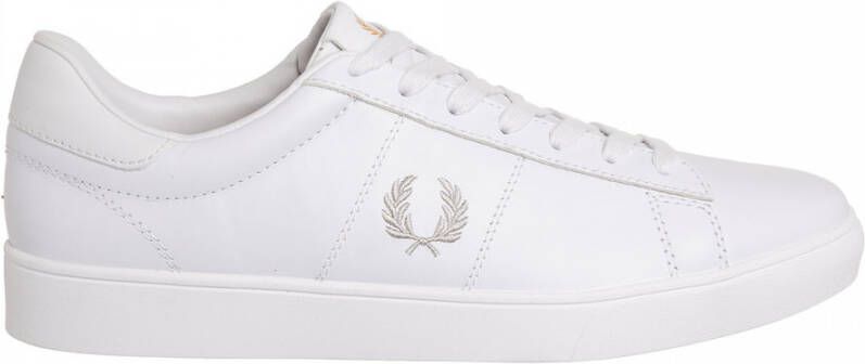 Fred Perry men shoes leather trainers sneakers Wit Heren