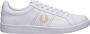 Fred Perry men's schoenen leather trainers sneakers b721 - Thumbnail 1