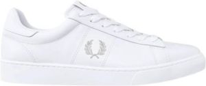Fred Perry Spencer Leren Tennisschoen Wit Heren