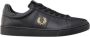 Fred Perry Spencer Leren Tennisschoen Zwart Heren - Thumbnail 1