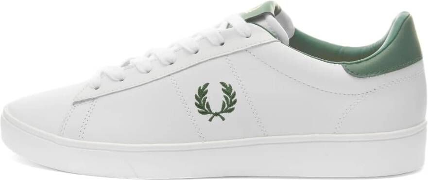 Fred Perry Spencer Leren Tennisschoenen White Heren