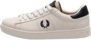 Fred Perry Spencer Tennis Spencer met heren veters B4334 White Wit Heren