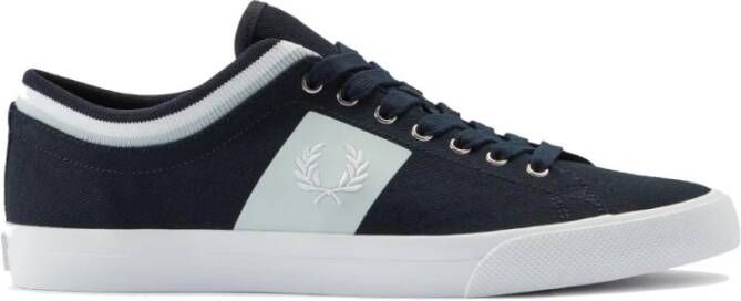 Fred Perry Underspin Tipped CT Sneakers Blue Heren