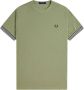 Fred Perry T-shirt met gestreepte boorden - Thumbnail 1