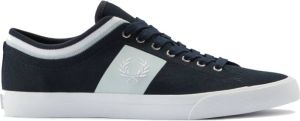 Fred Perry Tipped Cuff Twill Navy-43 Sneakers Blauw Heren
