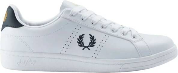 Fred Perry Witte Sneakers voor een verfijnde en eigentijdse uitstraling White Heren