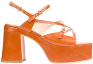 Fru.it Plateau sandalen Oranje Dames