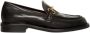 Fru.it Zwarte Leren Mocassin met Gouden Klem - Thumbnail 1