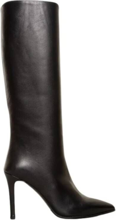 Fru.it Zwarte Nappa Leren Laars Franco Russo
