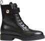 Furla Army Boot Herfst Winter Collectie Leer Black Dames - Thumbnail 18
