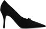 Furla Elegante Suède Stiletto Pumps Zwart Dames - Thumbnail 1
