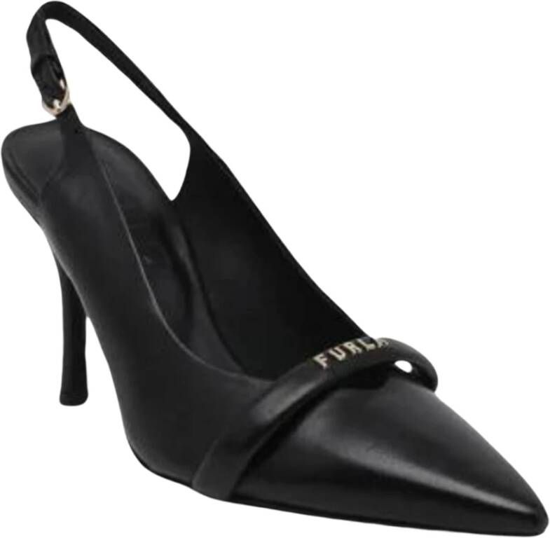 Furla Core Slingback Hakken Lente Zomer Collectie Black Dames