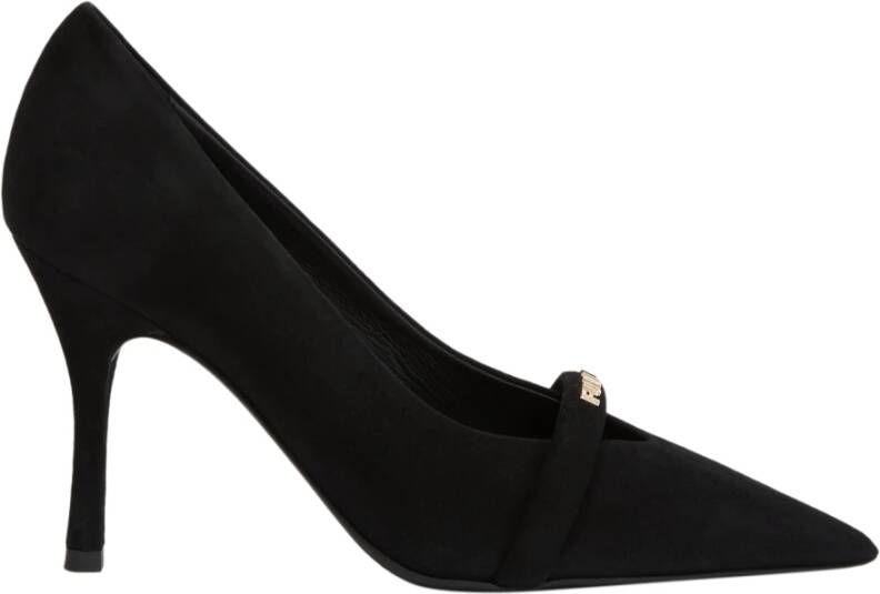 Furla Elegante Suède Stiletto Pumps Zwart Dames