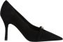 Furla Elegante Suède Stiletto Pumps Zwart Dames - Thumbnail 1