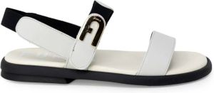 Furla Flat Sandals Wit Dames