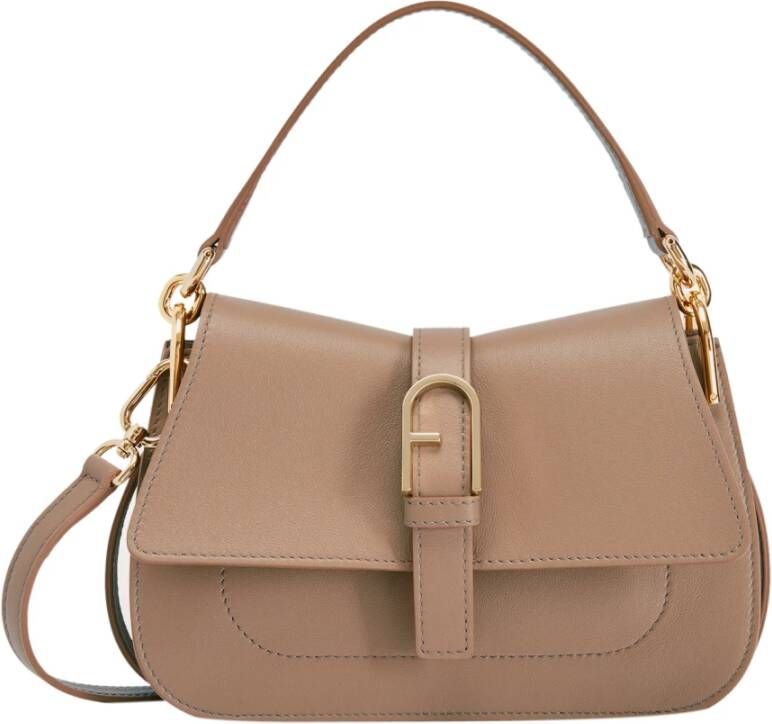 Furla Flow Mini Tas met Booggesp