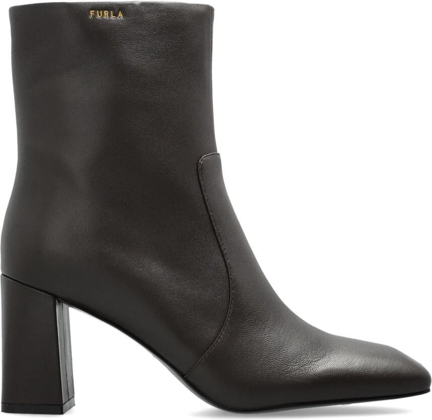 Furla Enkellaarsjes met blokhak - Foto 2