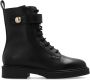 Furla Army Boot Herfst Winter Collectie Leer Black Dames - Thumbnail 7