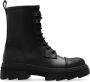 Furla Army Boot Dames Collectie Leer Black Dames - Thumbnail 7