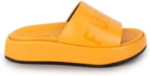 Furla Sliders Oranje Dames