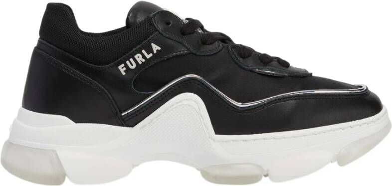 Furla Sneakers Wonder Lace-Up Sneaker T. 40 in zwart