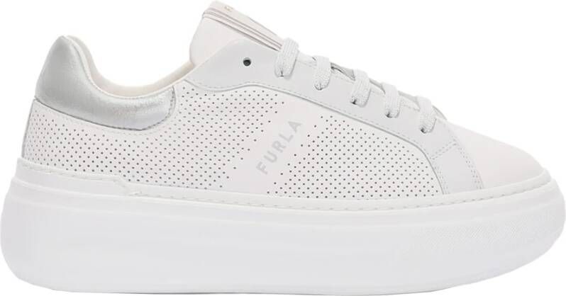 Furla Witte Sneakers met 5 cm Hak