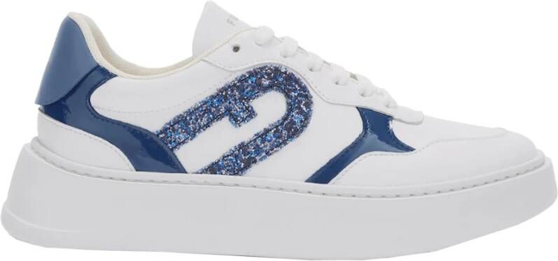 Furla Witte Sneakers met Logo Zool