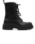 Furla Army Boot Dames Collectie Leer Black Dames - Thumbnail 19