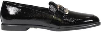 Furla Zwarte Leren Platte Schoen Damescollectie Black Dames