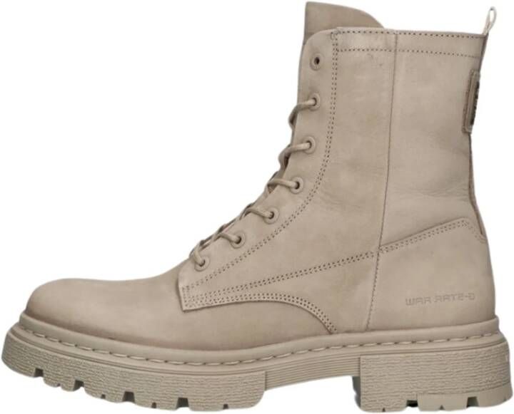 G-Star Beige Veterschoenen met Dikke Zool Beige Dames