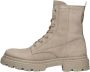 G-STAR Raw Kafey Hgh Lace Nub W Veterboots Laarzen Met Veters Dames Taupe - Thumbnail 2