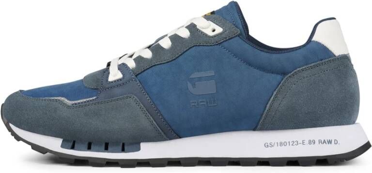 G-Star Coole Lage Sneaker Track II POP Blauw Heren