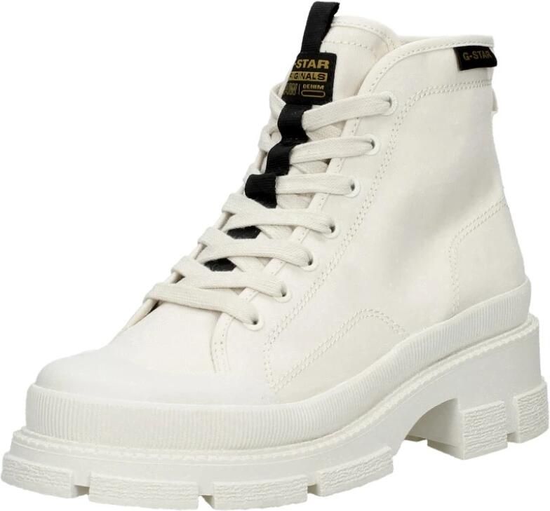 G-STAR Aefon II Mid CVS W Veterschoenen Hak Gebroken wit - Foto 6