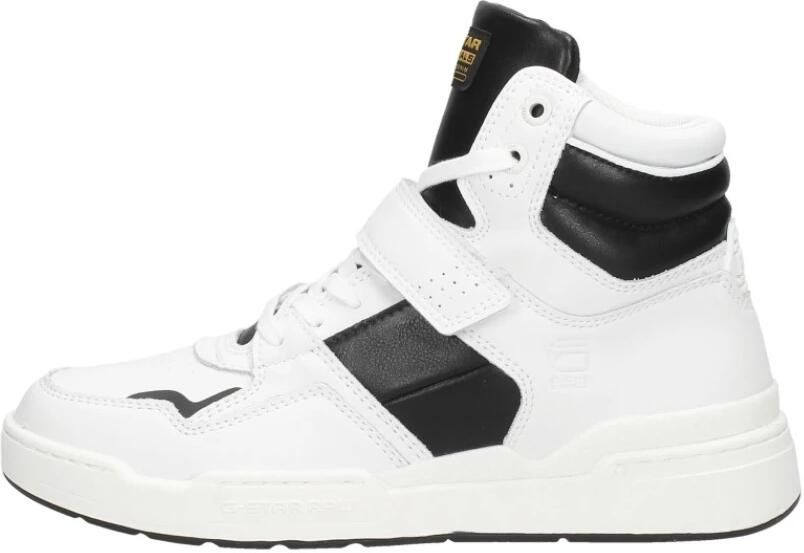 G-Star G Star Raw Attacc Mid Lea W Hoge sneakers Leren Sneaker Dames Wit - Foto 2