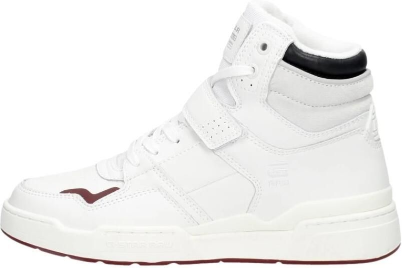 G-Star G Star Raw Attacc Mid Lea W Hoge sneakers Leren Sneaker Dames Wit - Foto 3