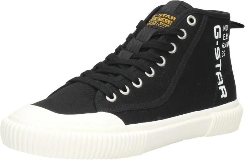 G-Star Moderne canvas sneaker met grafische prints Zwart Dames - Foto 3