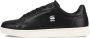 G-Star G STAR RAW Cadet Leather Dames Sneakers Sportschoenen Schoenen Zwart 2141 002510 BLK - Thumbnail 2