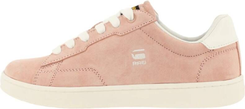 G-Star Klassieke Lage Suede Sneaker Roze Dames