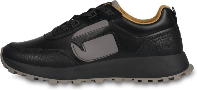 G-Star Lage Sneaker met Suède Panelen en Dikke Zool Zwart Heren - Foto 2