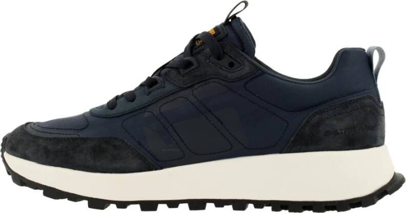 G-Star Lage Sneaker Theq RUN LGO MTC M Blauw Heren