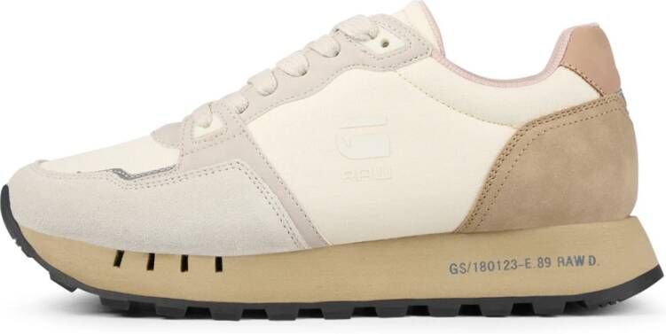 G-Star Lage Track II RPS Sneaker van PU Leer en Textiel White Dames - Foto 7