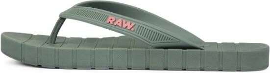 G-Star Lichtgewicht heren teenslipper met verhoogd RAW design Groen Heren