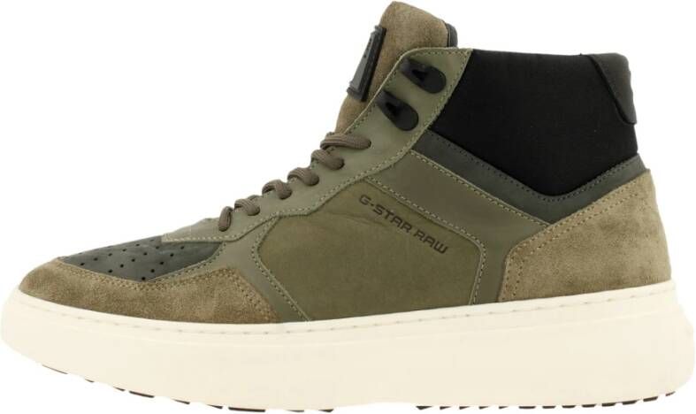 G-Star Modieuze Mid-High Sneaker Groen Heren