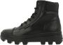 G-Star G Star Raw Noxer Hgh Lea Nyl W Veterboots Laarzen Met Veters Dames Zwart - Thumbnail 4