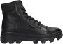 G-Star G Star Raw Noxer Hgh Lea Nyl W Veterboots Laarzen Met Veters Dames Zwart - Thumbnail 3