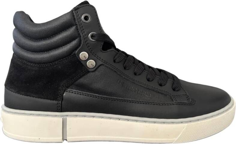 G-Star Raw RAVOND Mid Basic Denim Heren Sneakers 2242 005710 ZWART - Foto 3