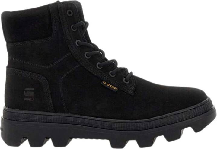 G-STAR Raw Noxer Hgh Nub M Veterboots Laarzen Met Veters Heren Zwart - Foto 9