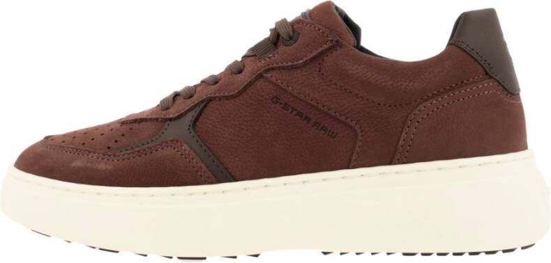 G-Star Stijlvolle Low Lash NUB Sneaker Bruin Dames