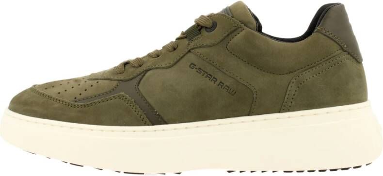 G-Star Stijlvolle Low Lash Nub Sneaker Groen Heren