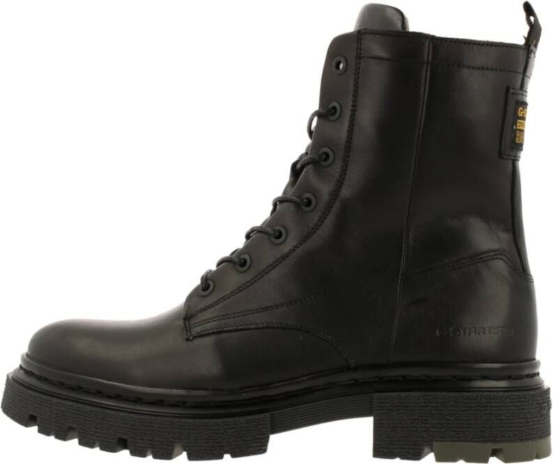G-Star G Star Raw Kafey Hgh Lace Lea Veterboots Laarzen Met Veters Dames Zwart - Foto 2